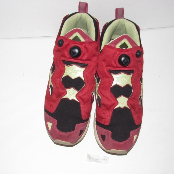 Reebok Street Fighter Instapump Fury 95 GZ9541 ZANGIEF Red Mens Size 13 Rare - Picture 3 of 9